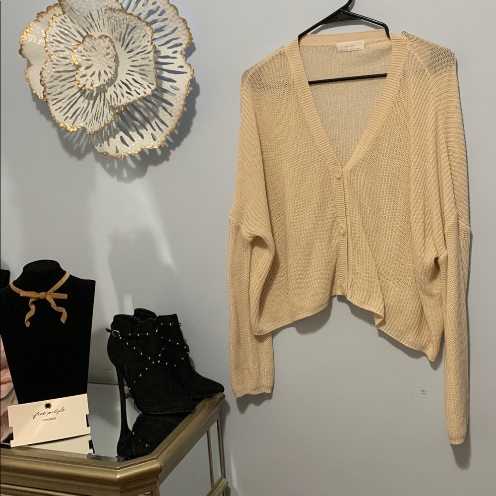 Oak And Fort Cardigan size large